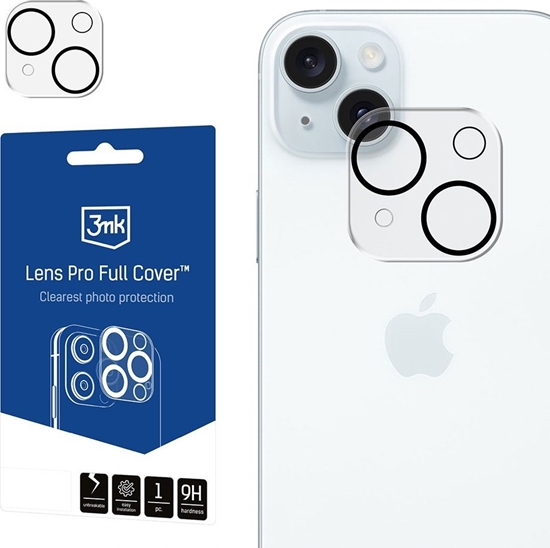 Изображение 3MK 3mk Lens Pro Full Cover do Apple iPhone 15/15 Plus