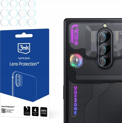 Изображение 3MK 3MK Lens Protect Nubia Red Magic 8 Pro/ 8 Pro+/ 8s Pro Ochrona na obiektyw aparatu 4szt