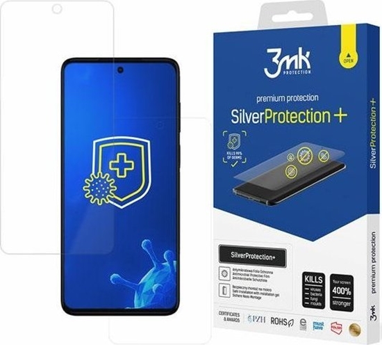 Изображение 3MK 3MK Silver Protect+ Motorola Moto G52 Folia Antymikrobowa montowana na mokro