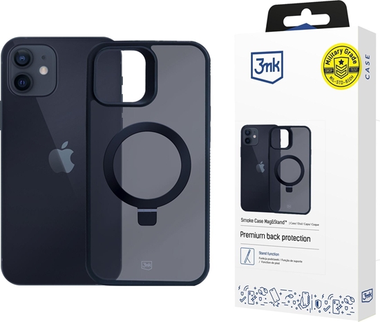 Picture of 3MK 3MK Smoke Case iPhone 12/12 Pro Magsafe & Stand