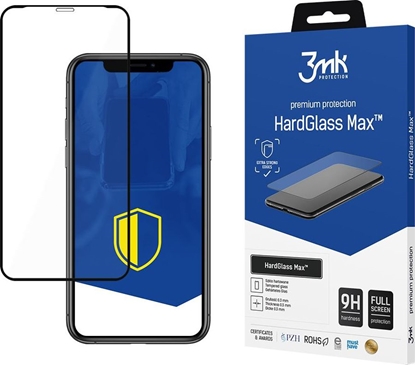 Picture of 3MK Apple iPhone Xr/11 Black - 3mk HardGlass Max