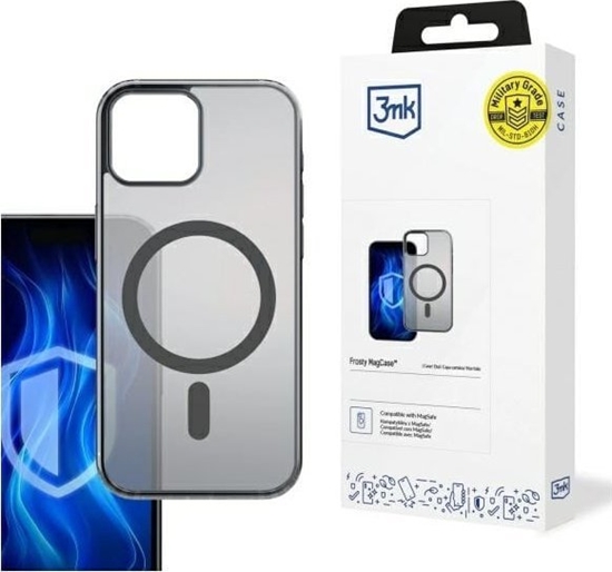 Изображение 3MK Etui Frosty MagCase Black do Apple iPhone 14