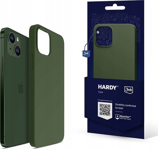 Picture of 3MK Etui Hardy Silicone MagCase Green do Apple iPhone 15