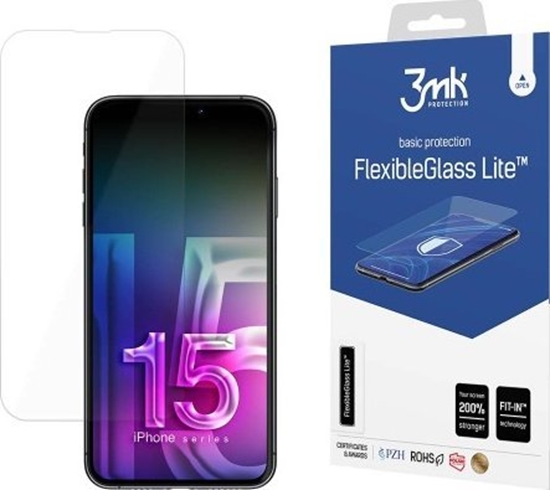 Изображение 3MK FlexibleGlass Lite do Apple iPhone 15 Pro Max