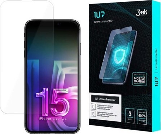 Изображение 3MK Folia 1UP iPhone 15 Plus 6.7" Folia Gaming 3 szt.