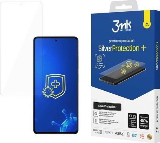 Изображение 3MK Folia Antymikrobowa montowana na mokro Silver Protect+ Redmi Note 12 Pro/Pro+
