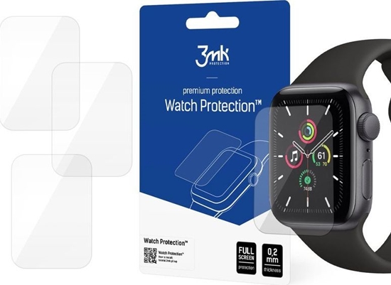Изображение 3MK Folia ochronna 3mk x3 Protection do Apple Watch SE 40mm uniwersalny