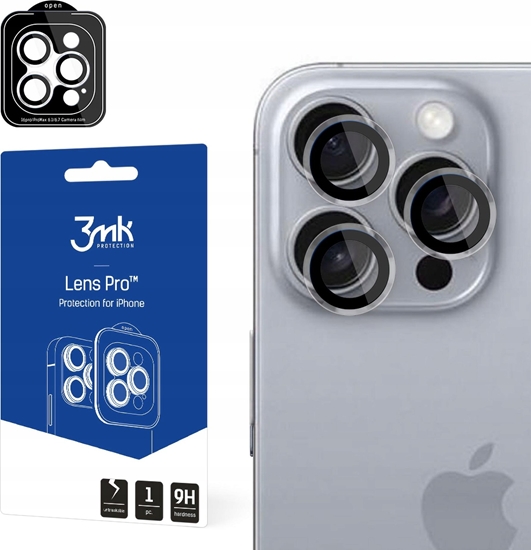Picture of 3MK Lens Protection Pro - Szko hartowane na aparat do iPhone 16 Pro / Pro Max