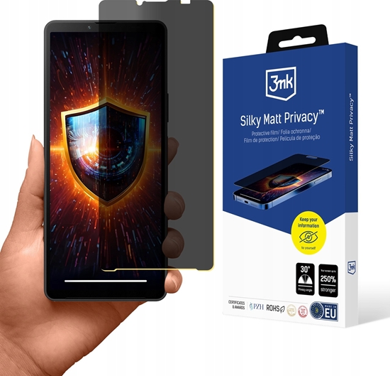 Изображение 3mk Silky Matt Privacy pro Sony Xperia 10 V