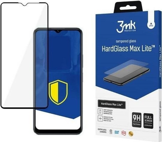 Picture of 3MK Szko hartowane 3MK HardGlass Max Lite Vivo Y16/Y22s czarne