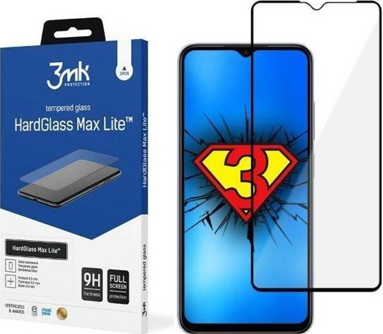 Изображение 3MK Szko hartowane 3MK HardGlass Max Lite Xiaomi Redmi Note 11R czarne