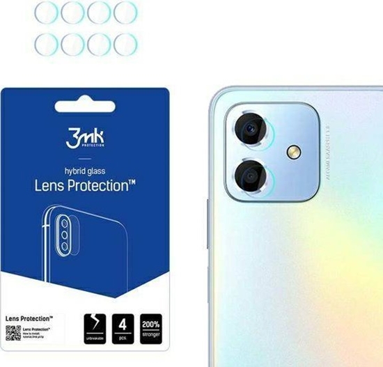 Picture of 3MK Szko hybrydowe na obiektyw aparatu 3MK Lens Protect Honor Play 6C [4 PACK]