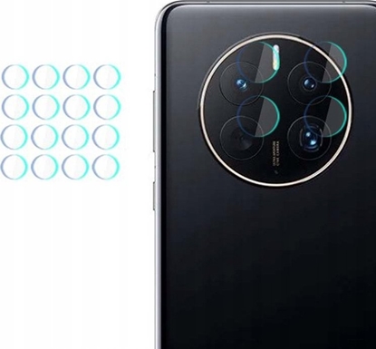 Attēls no 3MK Szko hybrydowe na obiektyw aparatu 3MK Lens Protect Huawei Mate 50 Pro [4 PACK]