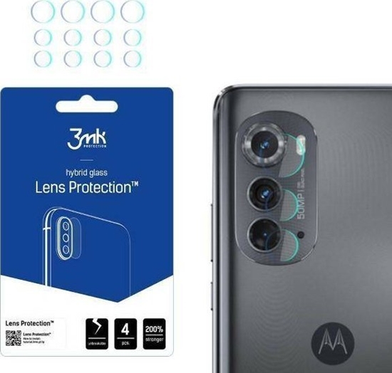 Picture of 3MK Szko hybrydowe na obiektyw aparatu 3MK Lens Protect Motorola Edge 2022 [4 PACK]