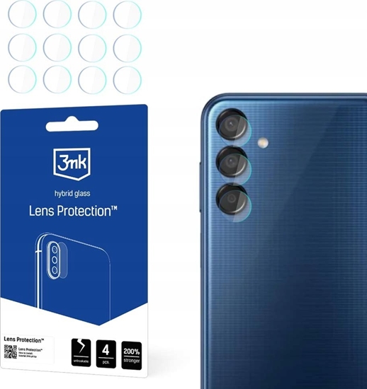 Picture of 3MK Szko hybrydowe na obiektyw aparatu 3MK Lens Protect Samsung Galaxy M15 5G [4 PACK]