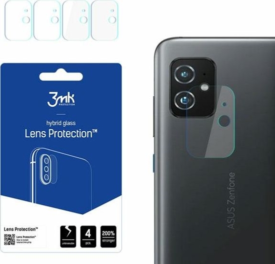 Picture of 3MK Szko hybrydowe na obiektyw aparatu 3MK Lens Protection Asus Zenfone 8 [4 PACK]