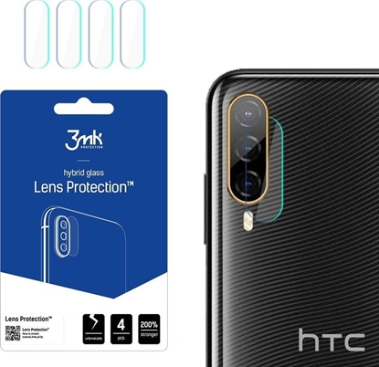 Attēls no 3MK Szko hybrydowe na obiektyw aparatu Lens Protection HTC Desire 22 Pro [4 PACK]