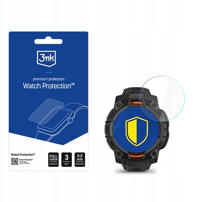 Изображение 3MK Smartwatch Screen Protector 3mk Watch Protection FlexibleGlass for Garmin Instinct 3 Tactical Edition 45mm (Solar)