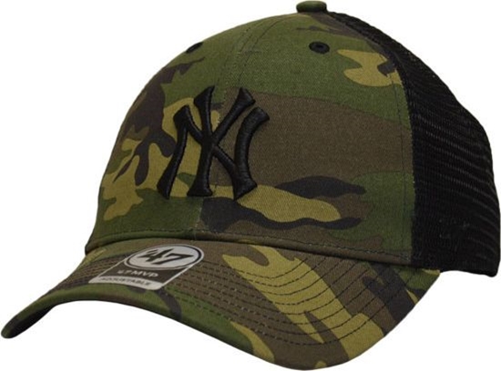 Picture of 47 Brand 47 Brand New York Yankees MLB Branson Cap B-CBRAN17GWP-CMJ Zielone