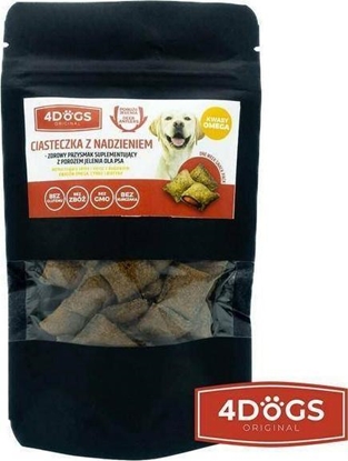 Attēls no 4DOGS Ciasteczka Z Poroem Skóra /Sier 60g