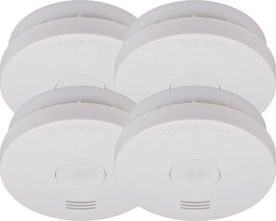 Изображение 4x Brennenstuhl Smoke Detector 10 years VDS3131 prooved