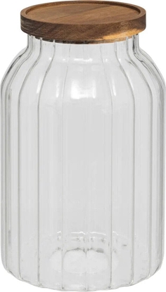 Picture of 5five Szklany soik z drewnian pokrywk HARMONY, 3 l