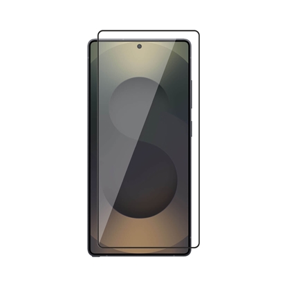 Изображение 6D 0.4mm Aizsargstikls ar Melnu rāmīti priekš Samsung Galaxy S25 Plus S936 / S25 Edge S937 / S24 Plus