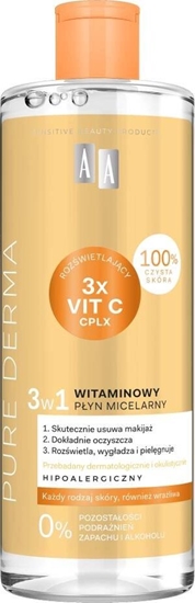 Picture of AA Pure Derma Witaminowy pyn micelarny 3w1 500ml