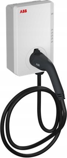 Изображение ABB TERRA TAC-W22-G5-RD-MC-0 TERRA AC WALLBOX TYPE 2, CABLE 5M, 3-PHASE/32A, MID CERTIFIED, WITH RFID, DISPLAY AND 4G