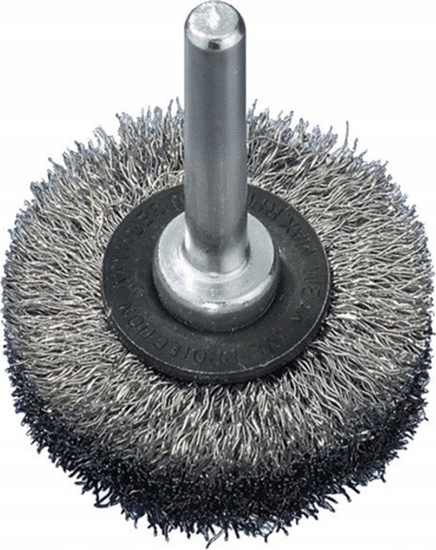 Picture of Abraboro Szczotka tarczowa 75x15 mm ABRABORO - drut falisty, trzpie