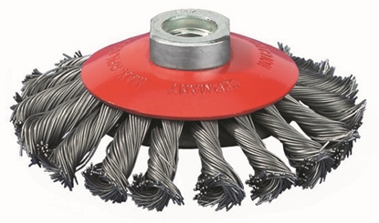 Picture of Abraboro Szczotka tarczowa ktowa Ø100mm z gwintem M14 drut splatany - AB99049500