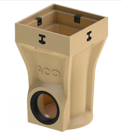 Picture of ACO Self Europoint gulija 25x25cm, hor.izv DN100