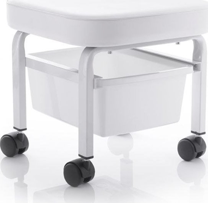 Изображение Activeshop Taboret Kosmetyczny Do Pedicure Z Pojemnikiem