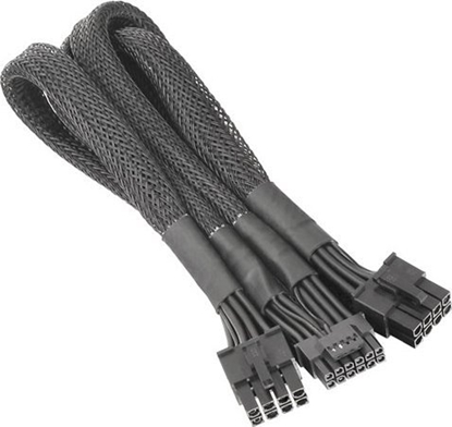 Attēls no Adapter - PCI-E Gen 5 Splitter Cable 600mm (2x8Pin to 12+4Pin) 