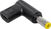 Изображение Adapter 5.5 X 2.5 wtyczka do zasilacza uniwersalnego AK-ND-C01 USB-C / 5.5 X 2.5 mm 