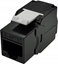Picture of Adapter AV Alantec Modu keystone RJ45 beznarzdziowy UTP kat.5e, SLIM, kolor czarny (MB008-BK)