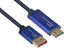 Attēls no Adapter AV Alcasa Alcasa 4860-SF020B adapter kablowy 2 m DisplayPort HDMI Czarny, Niebieski