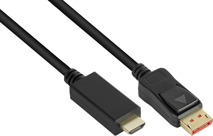 Picture of Adapter AV Alcasa Alcasa DP14-HDMI5 adapter kablowy 5 m DisplayPort HDMI Czarny