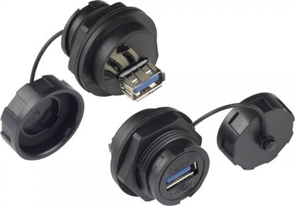 Picture of Adapter AV Alcasa Alcasa IC04-U304 wtyczka USB A Czarny