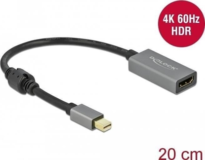 Attēls no Delock Active mini DisplayPort 1.4 to HDMI Adapter 4K 60 Hz (HDR)