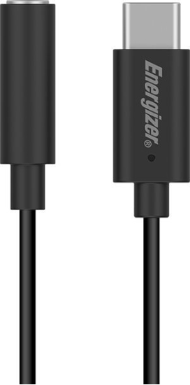 Picture of Adapter AV Energizer Energizer Ultimate - Adapter audio USB-C do jack 3,5 mm 11 cm (Czarny)