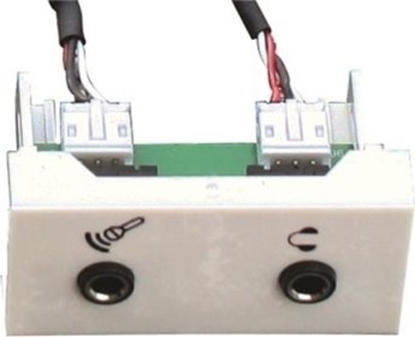 Attēls no Adapter AV FULL F22 2x Mini Jack Module. F/F.