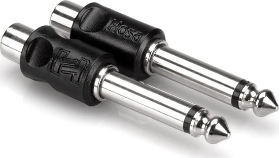 Picture of Adapter AV Hosa Hosa - Adapter gniazdo RCA - wtyk TS 6.35 [2 szt.]