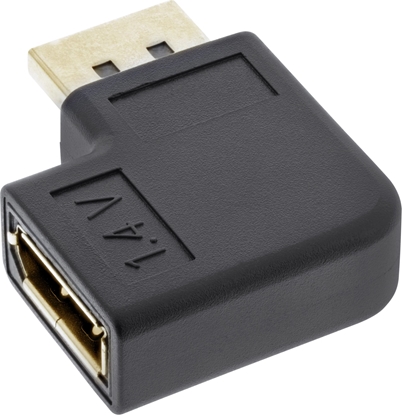Picture of Adapter AV InLine InLine® DisplayPort Adaptor, DisplayPort male/female left angled