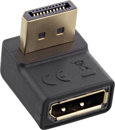 Picture of Adapter AV InLine InLine® DisplayPort Adaptor, DisplayPort male/female upward angled