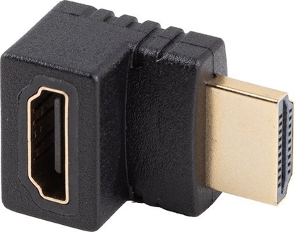 Picture of Adapter AV Lanberg HDMI - HDMI czarny (AD-HDMI-04)