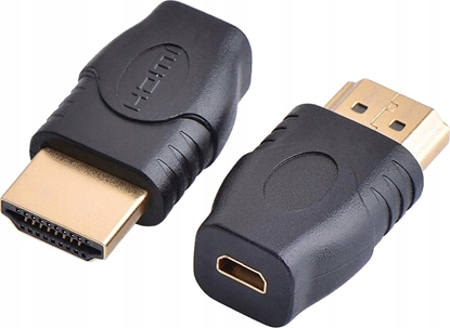Picture of Adapter AV PremiumCord PremiumCord adapter micro HDMI Typ D samice - HDMI Typ A samec