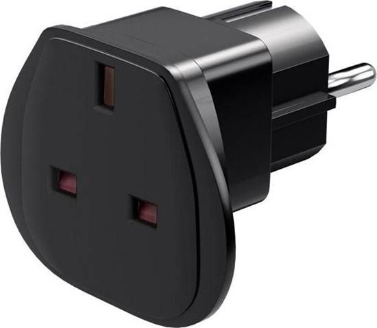 Picture of Adapter AV ProXtend Power Adapter UK to Schuko F/M