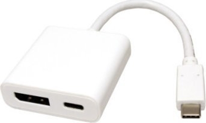 Picture of Roline Type C - DisplayPort Adapter, + 1x Type C PD, v1.2, M/F