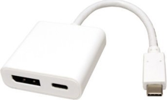Изображение Roline Type C - DisplayPort Adapter, + 1x Type C PD, v1.2, M/F